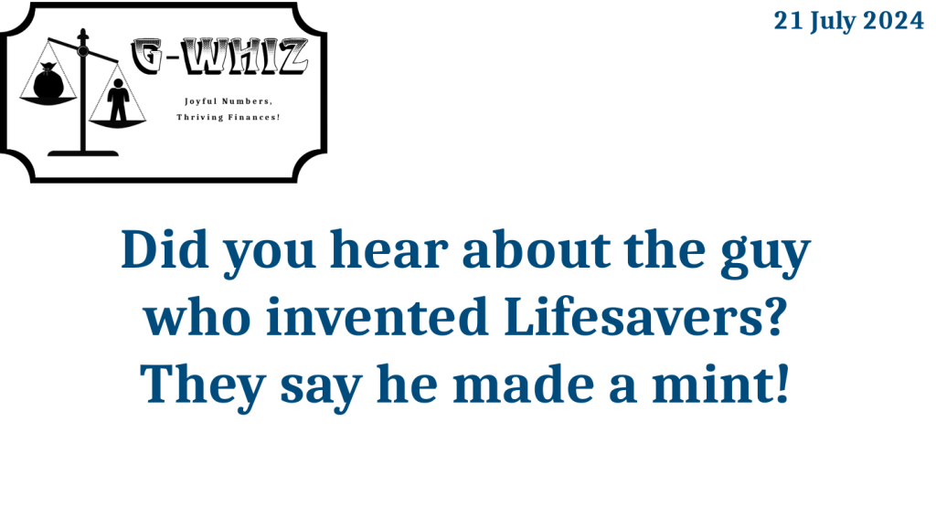 G-Whiz Business Solutions, GWhiz, #Bookkeeping, #QuickBooksOnline, #SmallServiceBusiness, Daily Dad Joke