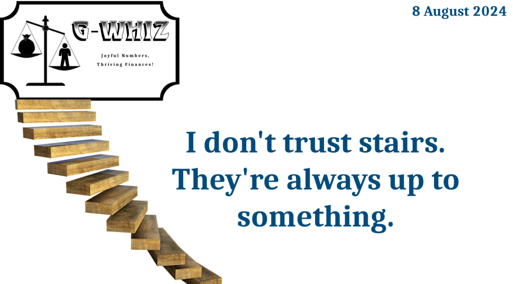 G-Whiz Business Solutions, GWhiz, #Bookkeeping, #QuickBooksOnline, #SmallServiceBusiness, Daily Dad Joke