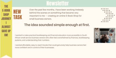 Over the past few months, I have been working tirelessly behind the scenes on something that became very important to me — creating an online E-Book Shop for small business owners.