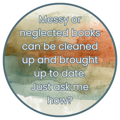 54.	Messy or neglected books can be cleaned up and brought up to date