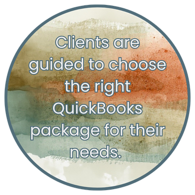 56.	Clients are guided to choose the right QuickBooks package for their needs