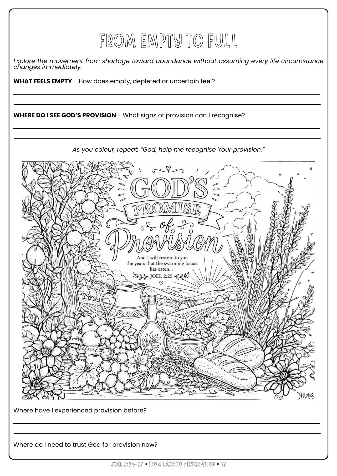 From Lack to Restoration: Joel 2:24–27 - Image 2
